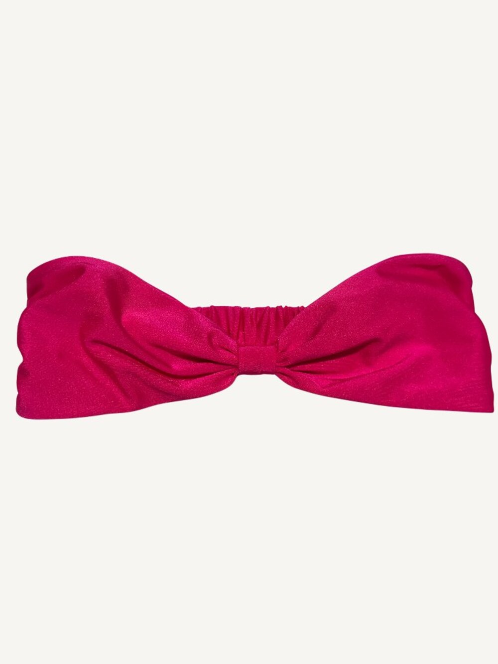 NWOT VDM the lable swim hot pink bandeau top in XS